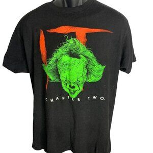 Mens IT Chapter 2 Movie Pennywise Horror 90s Shirt Size L Crewneck